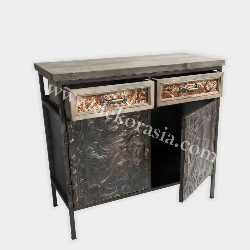 Cabinet 2 Doors and 2 Drawers | Industrial Furniture | Iron Furniture